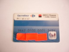 B12 36 - Card bancar foarte vechi - piesa de colectie