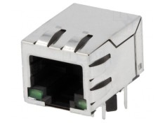 Soclu RJ45 8p8c Ecranat cu LED foto