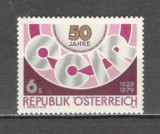 Austria.1979 50 ani Acordul international ptr. servicul radio MA.895, Nestampilat