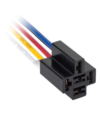 Suport releu auto 5 pini cu fire terminale PRE0008-1 foto