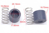 Set arc+dop plastic pentru supapa de sens compresor de aer NR.868, Oem