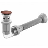 Sifon pentru lavoar REA Flow Brush Bronze