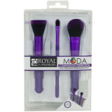 Cumpara ieftin Moda Complexion Perfection Set Pensule 4 piese Mov, Royal and Langnickel