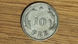 Danemarca - moneda de colectie ultra rara - 10 ore 1884 -Christian IX- superba!, Europa, Argint