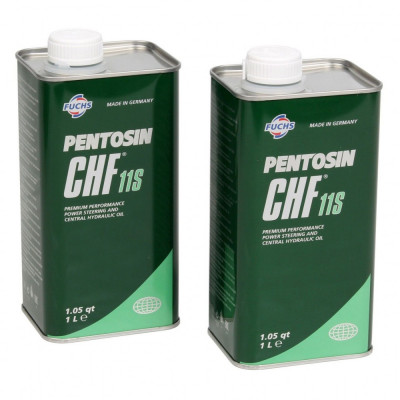 Set 2 Buc Ulei Servodirectie Oe Bmw Fuchs Pentosin Titan CHF 11S Verde 1L 83290429576 foto