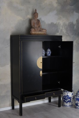 Cabinet exotic negru MYA056 foto