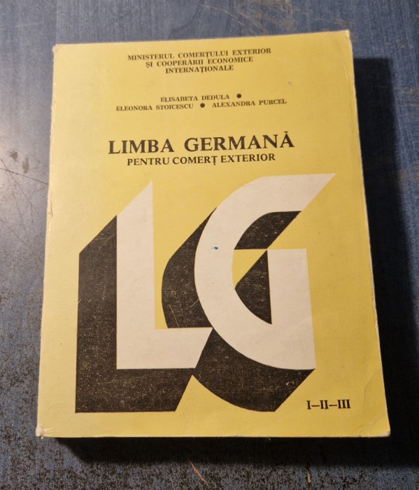 Limba germana pentru comert exterior anii 1 2 si 3 E. Dedula Stoicescu