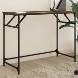 Birou Stejar Maro 100x45x76 cm VidaXL, Cadru Metalic, Birou Calculator, Birou Studiu, Design Modern