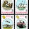 Falkland 1974, Mi #226-229**, Centenar UPU, avion corabie vapor, MNH! Cota 3 &euro;!