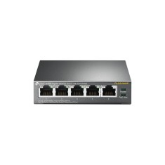 Switch cu 4 porturi PoE 2000 MAC 1000 Mbps TP-Link TL-SG1005P SafetyGuard Surveillance