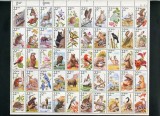 SUA-1987 FAUNA-Bloc de 50 timbre cu valoarea de 22 centi.Timbre nestampilate