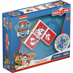 Set de constructie Geomag Magnetic Magicube Paw Patrol Marshall Rubble si Zuma foto