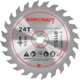 Disc circular pentru fierastrau 114784, 24 dinti, 115 mm, Worcraft