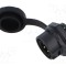 Conector circular soclu tată 4 pini 10A 400V IP67 drept LUTRONIC