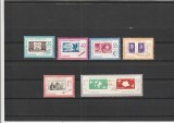 ROMANIA 1963 LP 570 ZIUA MARCII POSTALE ROMANESTI SERIE MNH NESTAMPILATA