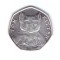Moneda Marea Britanie 50 pence 2017, Tom Kitten, cu luciu