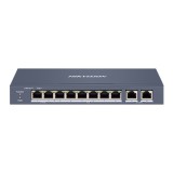 Switch 8 porturi 100 Mbps, PoE at/bf/bt, Smart Management - HIKVISION DS-3E1310HP-EI