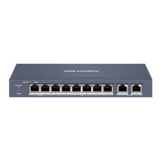 Switch 8 porturi 100 Mbps, PoE at/bf/bt, Smart Management - HIKVISION DS-3E1310HP-EI