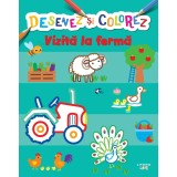 Desenez si colorez. Vizita la ferma