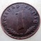 B.044 GERMANIA 1 REICHSPFENNIG 1937 D