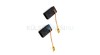 2x Z&acirc;na cărbunelui, perie de motor 5x10x16 pentru scule electrice, VHBW
