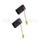 2x Z&acirc;na cărbunelui, perie de motor 5x10x16 pentru scule electrice