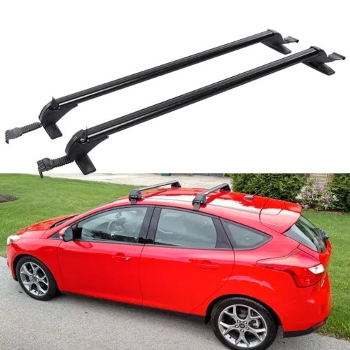 Set Bare Portbagaj Transversale Aluminiu Ford Focus 2012-2022 cu cheie