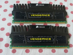 Kit Memorie Ram Corsair Vengeance Black 8 GB (2X4) 1600Mhz DDR3 Desktop. foto
