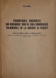 Framantarile orasenesti din noiembrie 1860 in Tara Romaneasca. Tulburarile de la Craiova si Ploesti. Extras din volumul Studii si articole de istorie