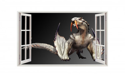 Sticker decorativ cu Dinozauri, 85 cm, 4338ST foto