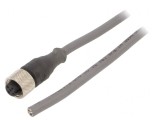 Cablu de conectare M12 5 PIN drept 5m 63VAC 2,5A PVC