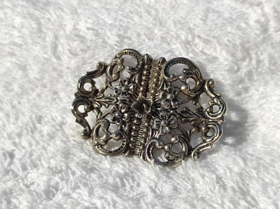 BROSA veche FRANTA 1900 art nouveau SPLENDIDA manopera EXCEPTIONALA de efect foto