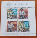 PORTUGAL-1980 ''UE-CEPT-Mari Navigatori''-bloc de4-MNH-Nestampilate -Vezi-Scan