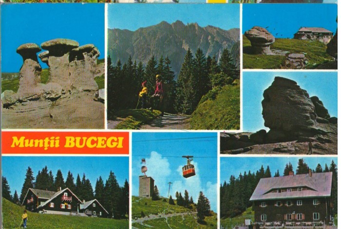 CPI B14154 CARTE POSTALA - MUNTII BUCEGI, MOZAIC