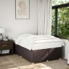VidaXL Cadru de pat fără saltea, maro &icirc;nchis, 120x200 cm, textil 3284725
