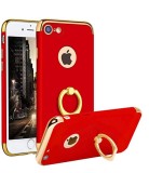 Husa Apple iPhone SE2, MyStyle Elegance Luxury 3in1 Ring Rosu
