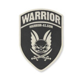 PATCH RUBBER LOGO SHIELD - BLACK