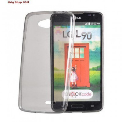 Husa Silicon Ultra Slim LG G3 Mini (D722) Fumuriu foto