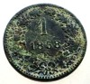 7.593 AUSTRIA 1 KREUZER 1858 E, Europa, Cupru (arama)