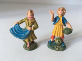 * Lot 2 figurine vintage Italia (Landi) tarani: barbat si femeie, 5cm