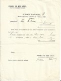 A4095N Act cu antet Fabrica de bere Azuga, 1925