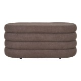 Bancă Dartford cu depozitare, maro 103x45x44 cm