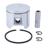Piston complet drujba 40mm AIP, compatibil Dolmar 100, PS430, Makita DCS430. Diametru 40mm, Bolt 9mm, Segment 1.2mm, Inaltime 32mm.
