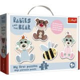 Puzzle trefl baby clasic bebelusi si ursulet