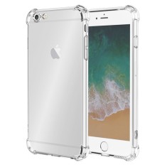 Husa iPhone 6 Plus 6s Plus Techsuit Shockproof Clear Silicone, transparenta