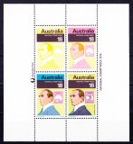 TSV$ - 1976 MICHEL 616 - 619 AUSTRALIA - NATIONAL STAMP WEEK BLOC X 4 MNH/** LUX, Stampilat