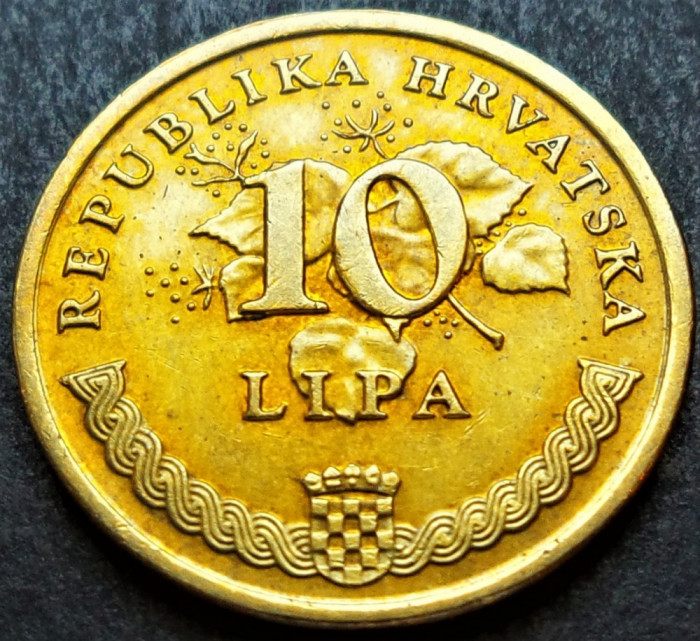 Moneda 10 LIPA - CROATIA, anul 2007 * cod 2484 A