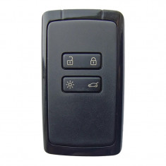 Cartela Renault Kadjar,Megane IV, Duster, 4 Butoane, Completa, 433 Mhz, Neagra, Compatibila AutoProtect KeyCars