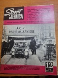 sport si tehnica decembrie 1972-motociclism,televiziunea de radioamatori