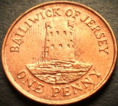 Moneda exotica 1 PENNY - JERSEY, anul 1998 * cod 4489
